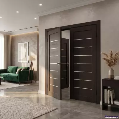 Divviru durvis Belfast Venge NEW PVC Deluxe